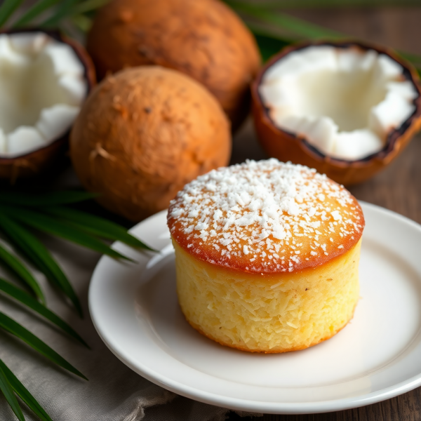 Mini Coconut Cake Congolais