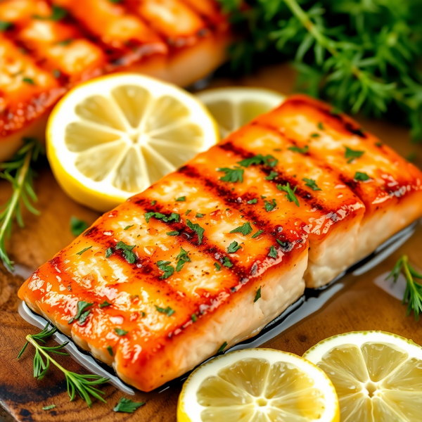 Lemon Herb Grilled Salmon