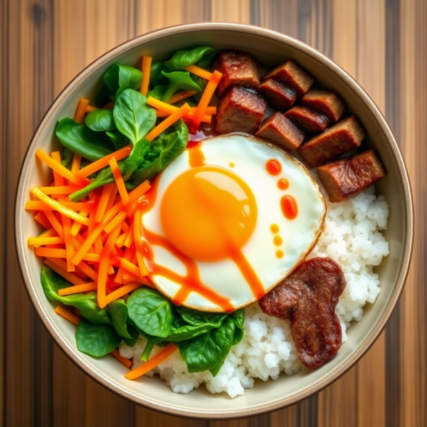 Classic Bibimbap with a Twist