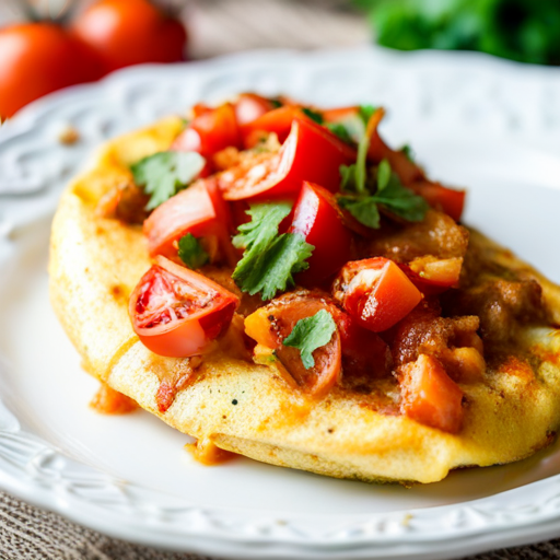 Spicy Korean Onion Omelet