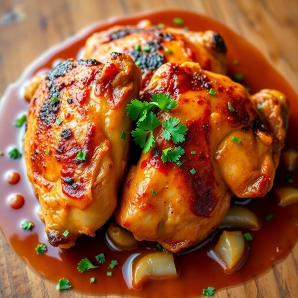 Beer-Braised Chicken Thighs