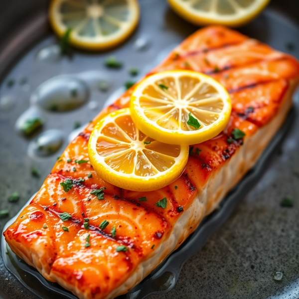 Lemon Herb Grilled Salmon