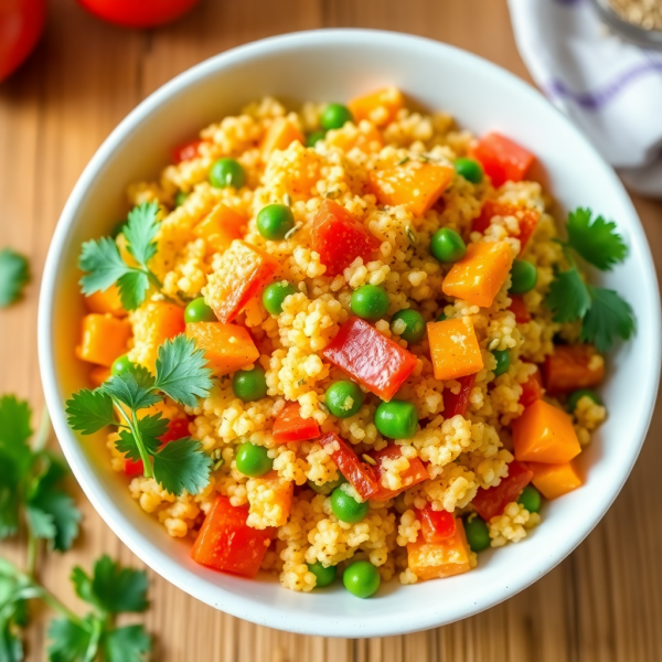 Quinoa Upma with Vegetables